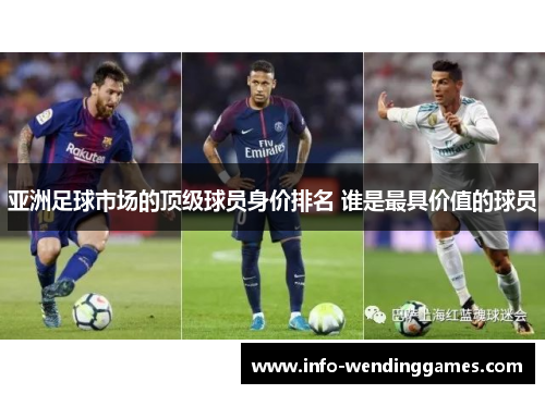 亚洲足球市场的顶级球员身价排名 谁是最具价值的球员
