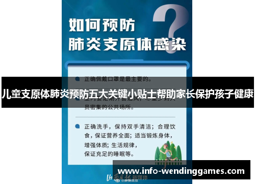 儿童支原体肺炎预防五大关键小贴士帮助家长保护孩子健康