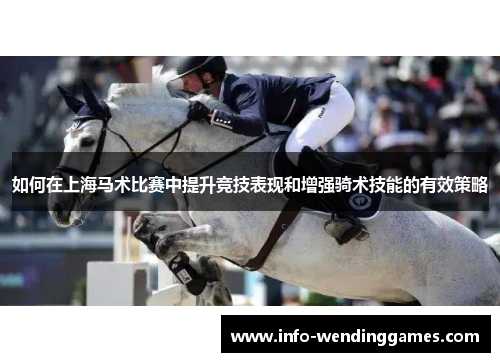 如何在上海马术比赛中提升竞技表现和增强骑术技能的有效策略